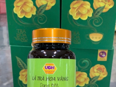Matcha lá trà hoa vàng Cúc phương (bột mịn) 40gr
