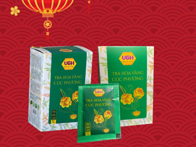 Trà hoa vàng Cúc phương hoà tan