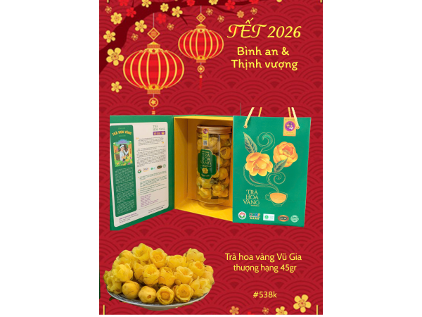 Trà hoa vàng Vũ Gia thượng hạng 45gr