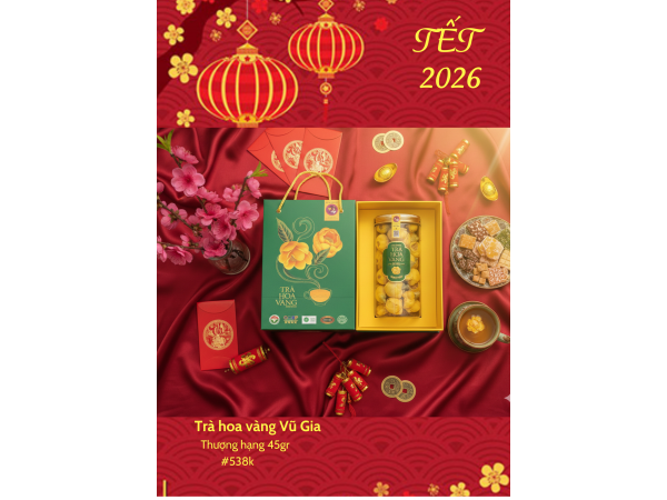 Trà hoa vàng Vũ Gia thượng hạng 45gr